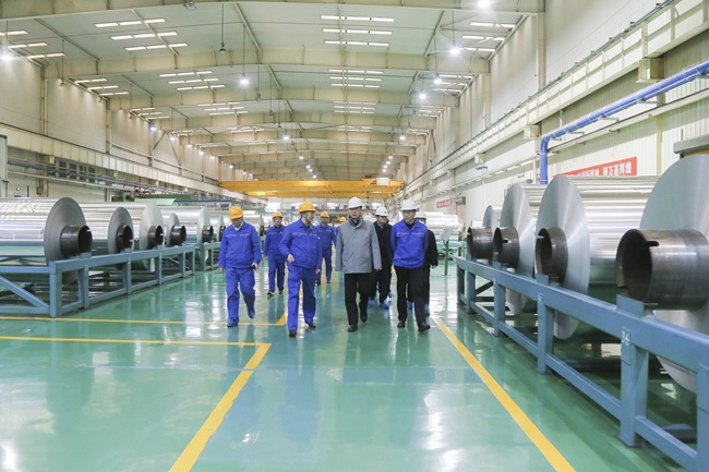 工控集團(tuán)黨委書記、董事長符同欣到萬基控股集團(tuán)調(diào)研