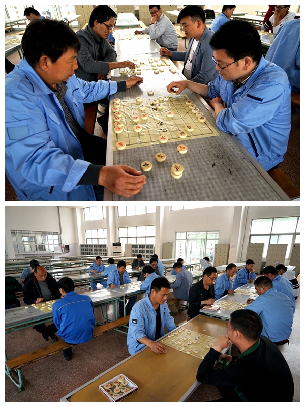 公司工會組織的“五一”象棋比賽