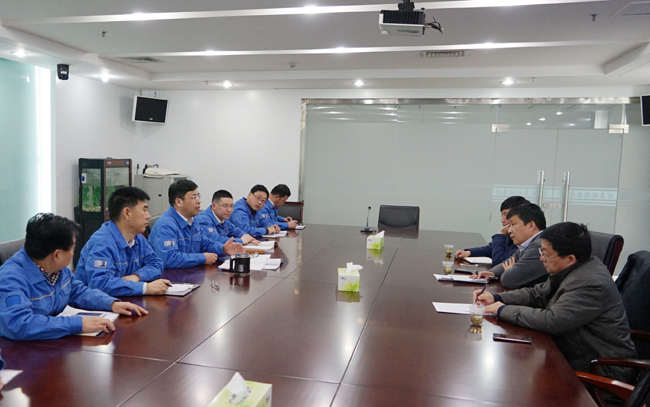 省有色金屬協(xié)會常務副會長劉立斌一行到我公司調研指導工作